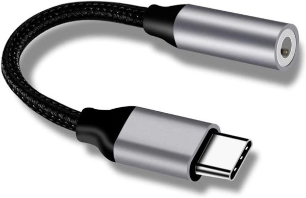 Headphone Jack Adapter, Typc C to 3.5mm Aux Headphone Adapter